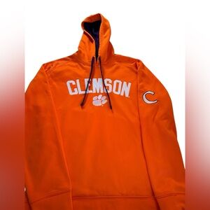 Clemson Tigers Fleece‎ Hoodie NWOT Orange Purple Men's M Collegiate